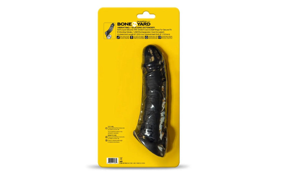 C1R Releasing Boneyard Vibrating Silicone Penis Extender