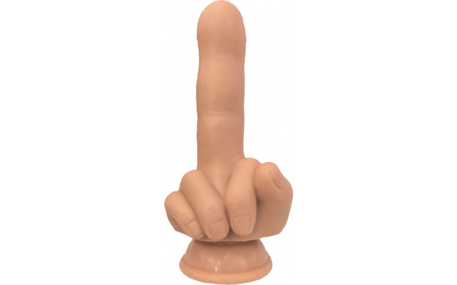 Hott Products Finger Fest Flip Off Realistic Dildo Flesh Hott Products