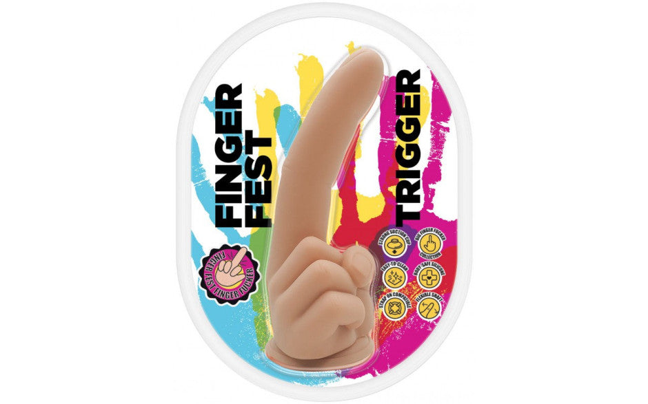 Hott Products Trigger Finger Shape Realistic Dong Secondary image