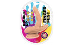 Hott Products Finger Fest Double Up Realistic Dildo Flesh Hott Products