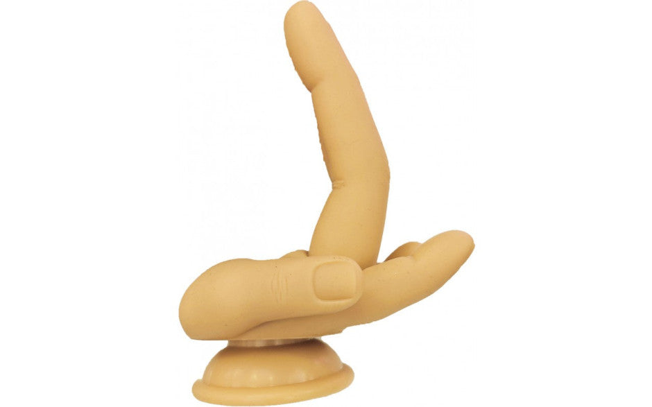 Hott Products Finger Fest Double Up Realistic Dildo Flesh Hott Products Main image