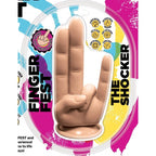 Hott Products Finger Fest The Shocker Dildo Flesh Hott Products