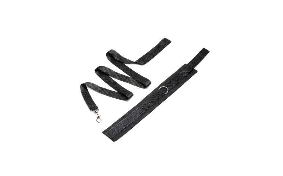 XR Brands Frisky Neoprene Collar & Leash Set Black XR Brands