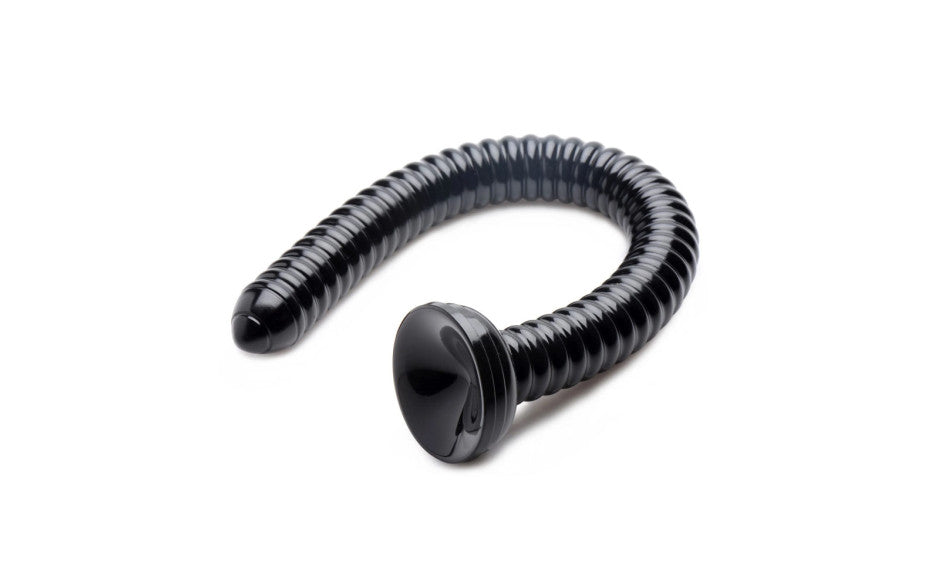 XR Brands Hosed Ribbed Anal Snake 19 Inch XR Brands