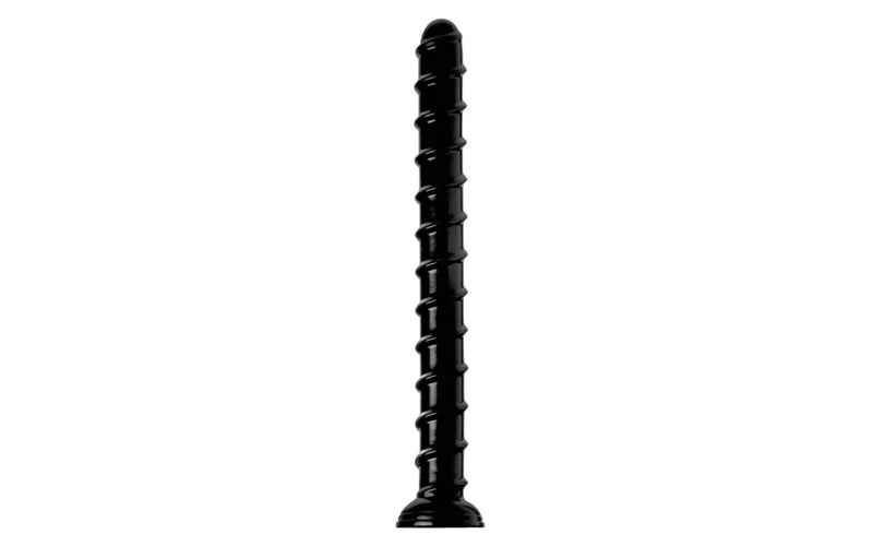 XR Brands Hosed Swirl Thick Anal Snake Large Dildo 18 Inch