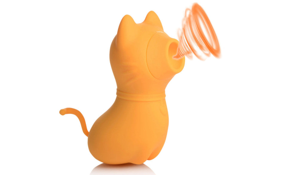XR Brands Shegasm Sucky Kitty 7X Clitoral Stimulator Orange Main image