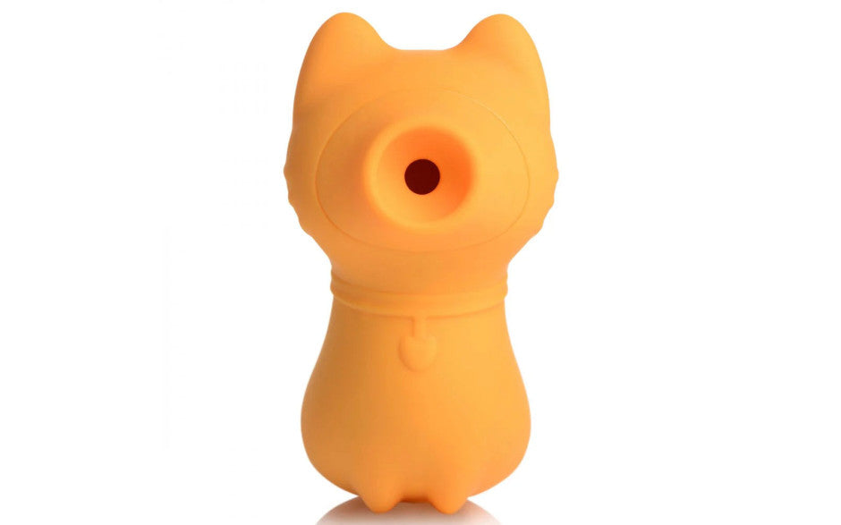 XR Brands Shegasm Sucky Kitty 7X Clitoral Stimulator Orange Secondary image