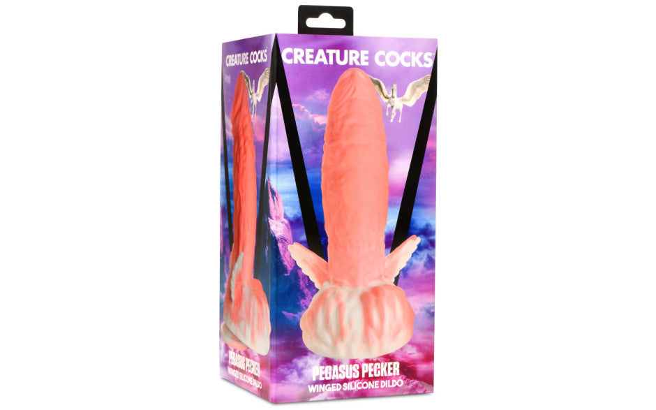 XR Brands Creature Cocks Pegasus Pecker Winged Fantasy Silicone Dildo XR Brands