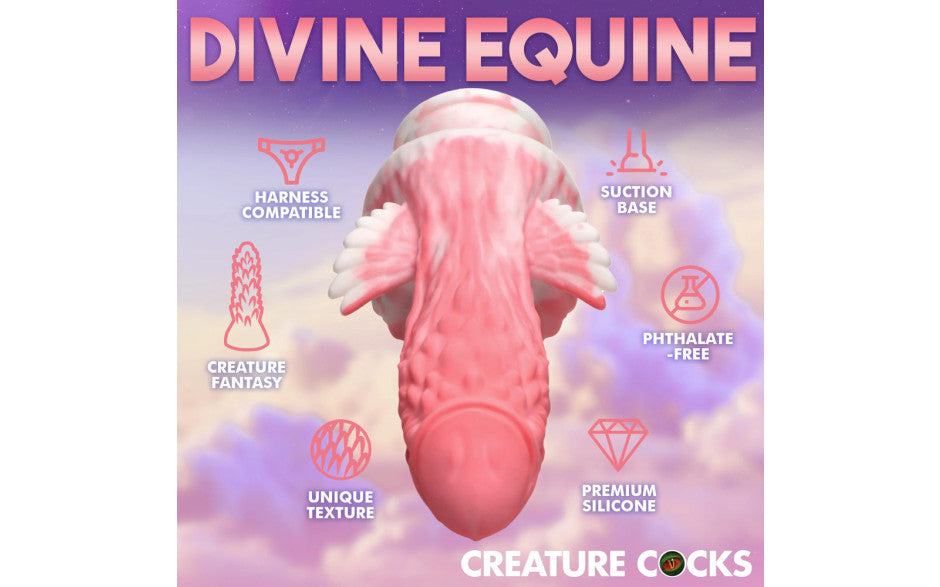 XR Brands Creature Cocks Pegasus Pecker Winged Fantasy Silicone Dildo XR Brands