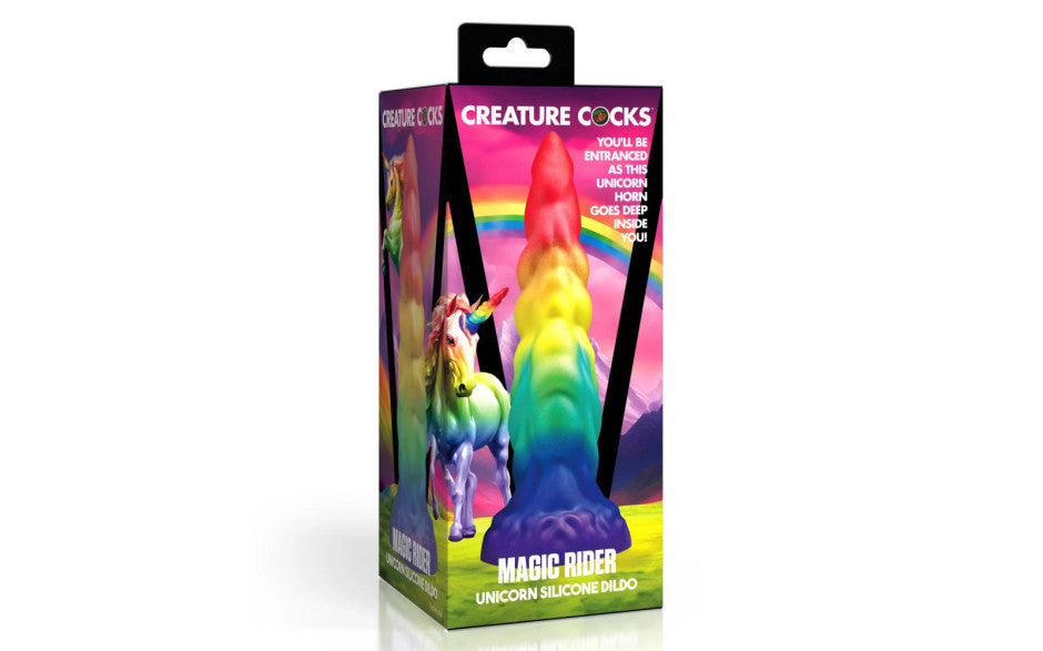 XR Brands Creature Cocks Magic Rider Unicorn Silicone Dildo XR Brands