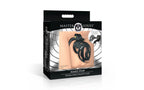 XR Brands Master Series Hard Stop Double Ring Mens Chastity Cage XR Brands