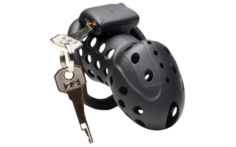 XR Brands Master Series Lock Down Male Chastity Cage XR Brands