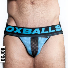 Oxballs Airmesh Swagger Male Jockstrap Sky Blue Main image