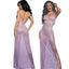DreamGirl Ombre Glitter Mesh Gown Lilac Dreamgirl