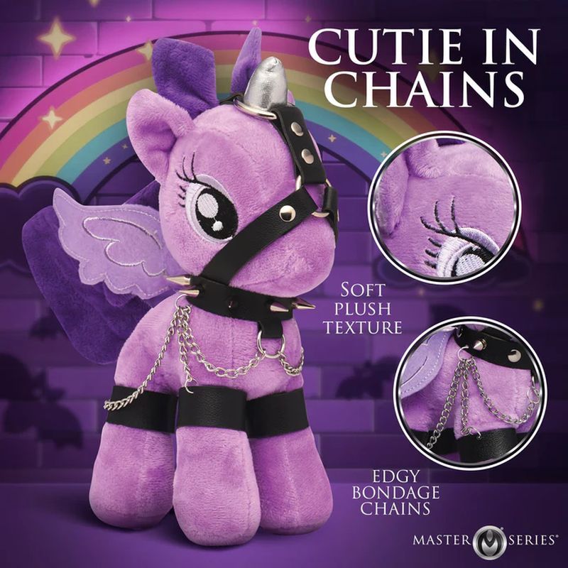 Master Series Raven Plum Bondage Pony Master Series