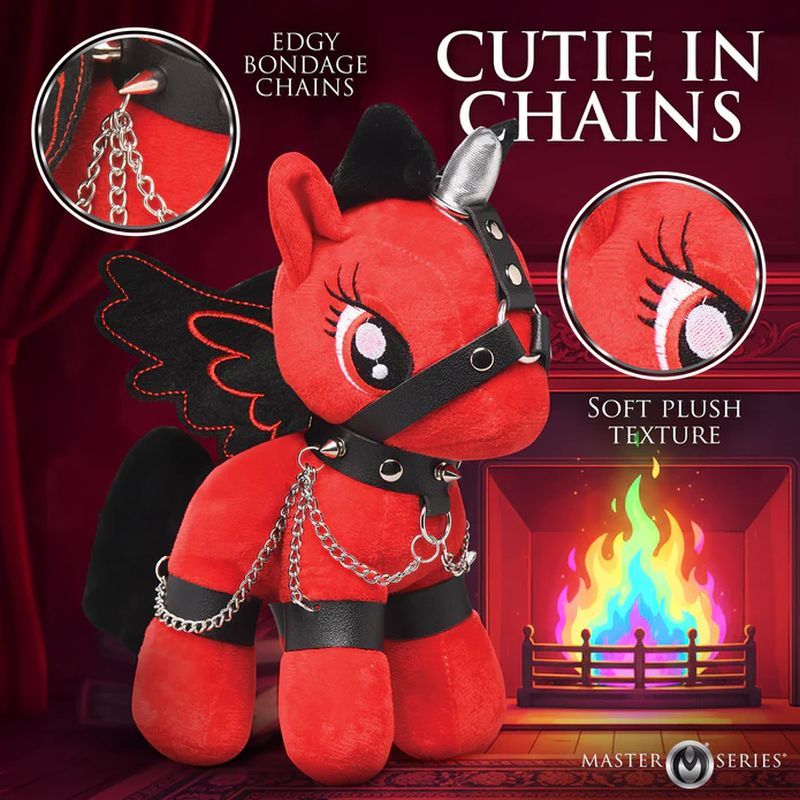 Master Series Scarlet Chainheart Bondage Pony Master Series