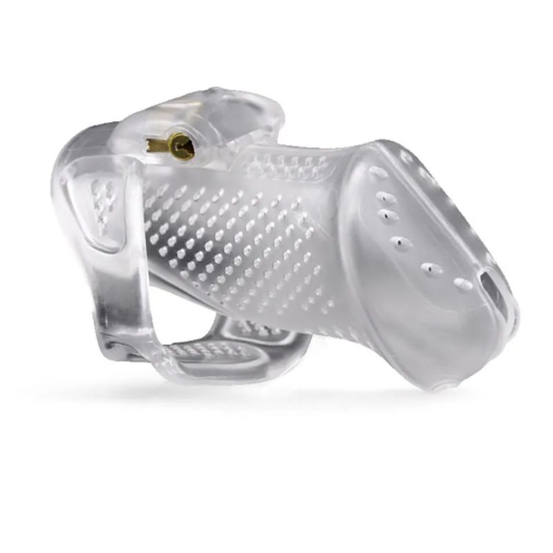 Brutus Airmesh Chastity Cage Clear Brutus Main image