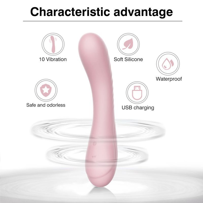 SXE Maya Curve Silicone Vibrator Pink SXE