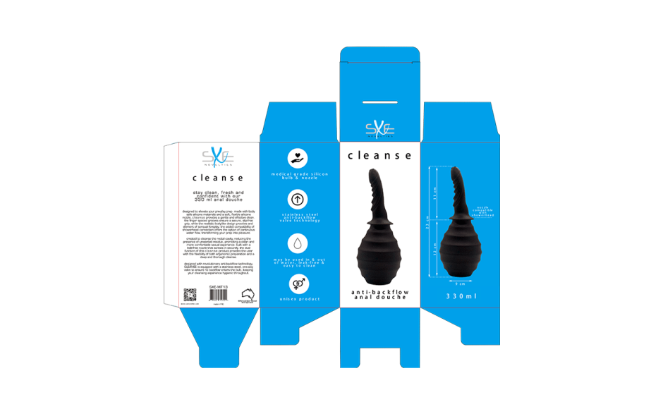 SXE Silicone Ribbed Anti Backflow Douche 310ml SXE