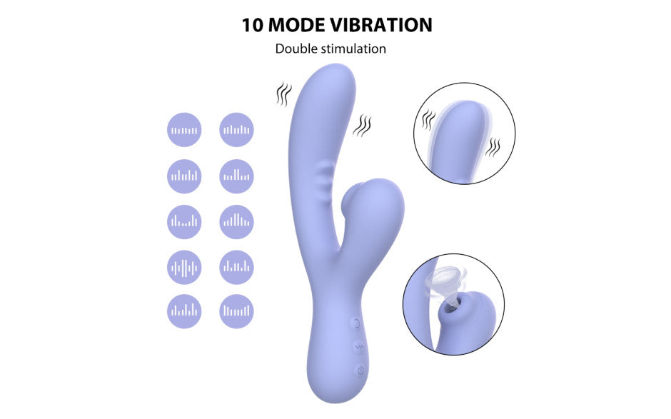 SXE Jena G Spot Rabbit Vibrator USB Rechargeable Rabbit Vibrator LOVVA