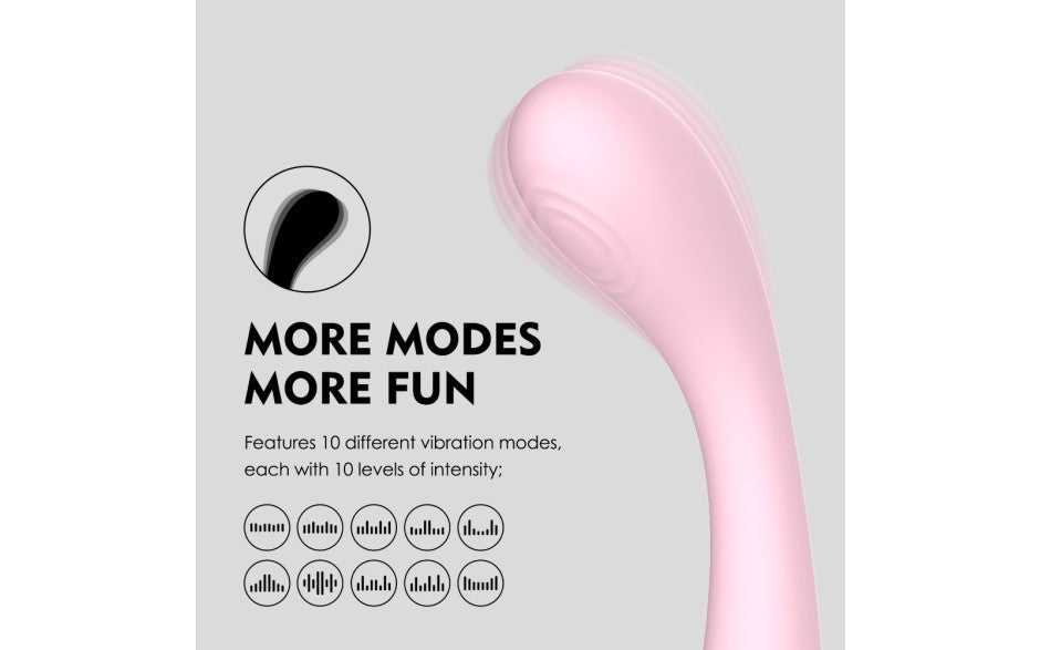 SXE Chloe Slim Curve G Spot Vibrator USB Rechargeable G Spot Vibrator LOVVA
