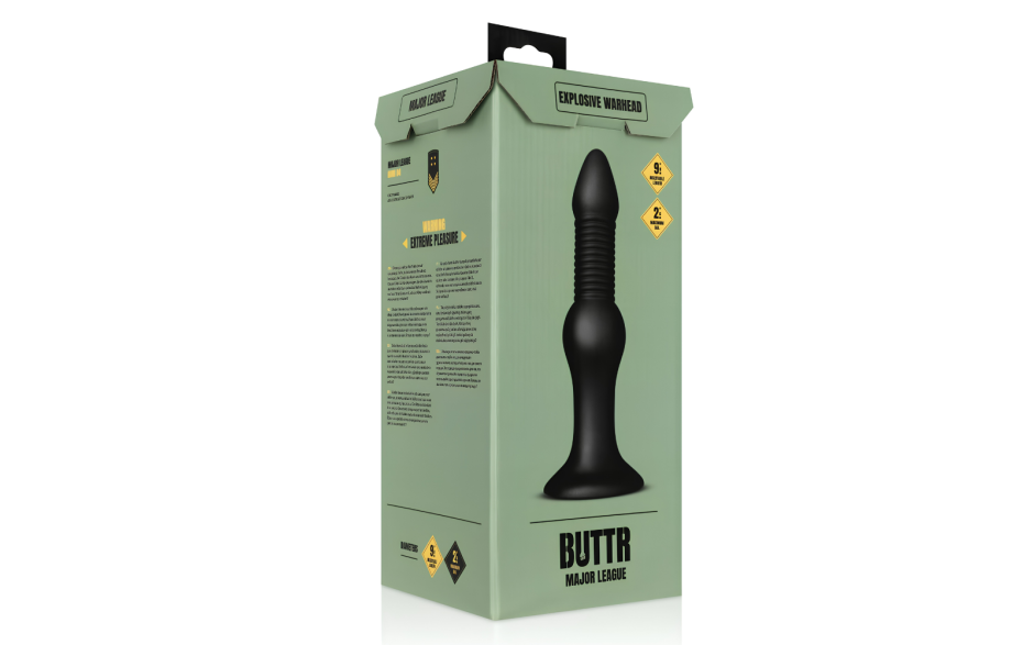BUTTR Warhead Anal XXL Dildo With Suction Cup Base 10 Inch LOVVA