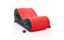 Daytona Studio Inflatable Bondage Lounge With Cuffs Red Black LOVVA