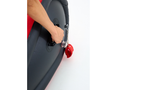 Daytona Studio Inflatable Bondage Lounge With Cuffs Red Black LOVVA