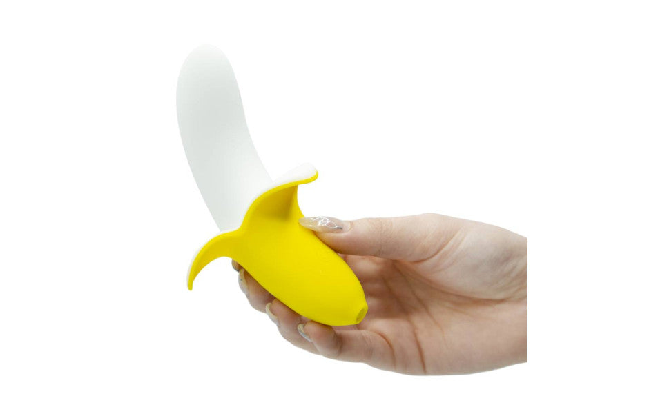 BMS Factory Banana Bliss Silicone Vibrator 13cm Main image