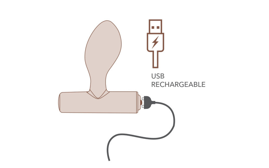 Rocks Off Nova Orbital Butt Plug Vibrator Blue Rocks Off