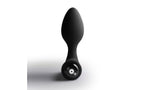 Rocks Off Nova Solaris Tapered Butt Plug Vibrator Black Rocks Off