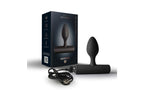 Rocks Off Nova Solaris Tapered Butt Plug Vibrator Black Rocks Off