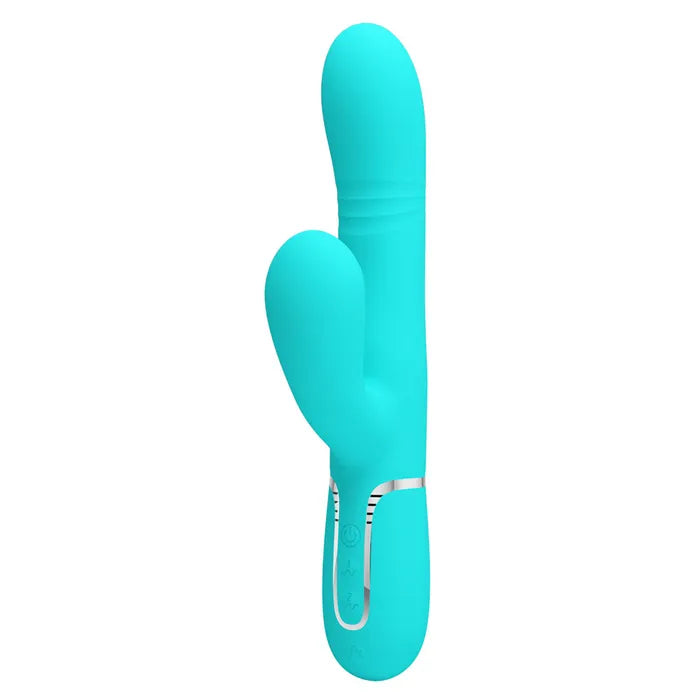 Party Up PAUL Rolling Beads USB Rechargeable Thrusting Rabbit Vibrator 22.6cm Party Up