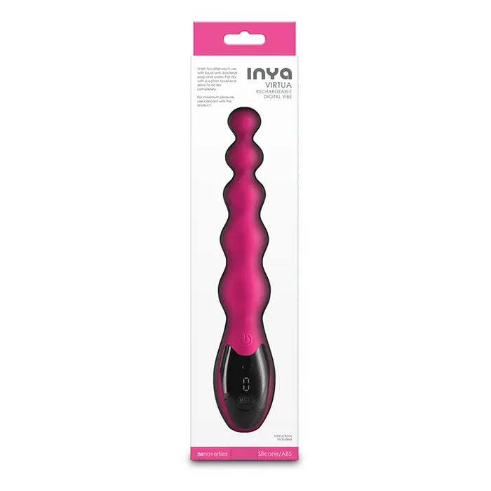 NS Novelties INYA Virtua USB Rechargeable Beaded Vibrator 23.9cm NS Novelties