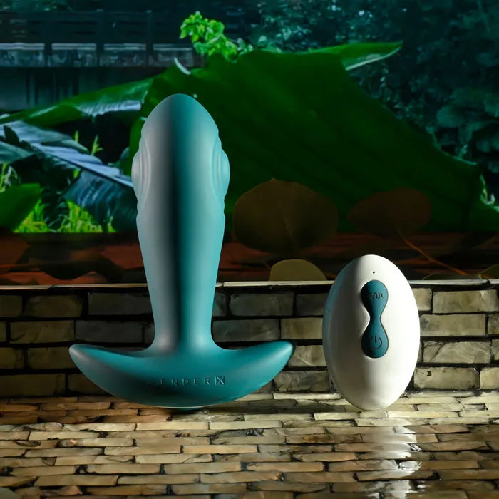 Gender X TUNNEL TAPPER USB Rechargeable Tapping Anal Plug With Wireless Remote Gender X