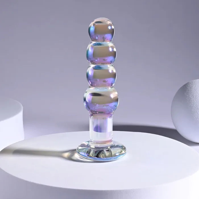 Playboy Pleasure JEWELS BEADS Glass Anal Beads 12cm Clear Playboy Pleasure