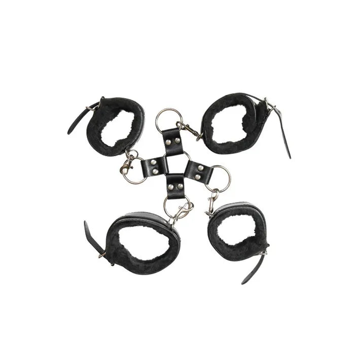 Adam & Eve Hog Tie Restraints Black Secondary image