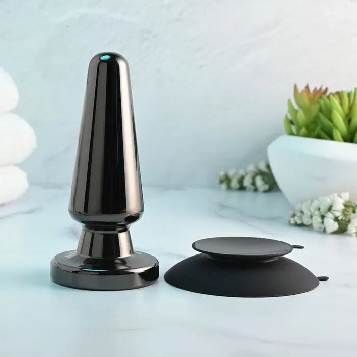 Evolved ADVANCED METAL PLUG USB Rechargeable Vibrating Butt Plug Evolved