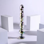 Playboy Pleasure JEWELS WAND Glass Dildo 20.3cm Clear Playboy Pleasure