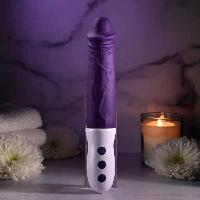 Evolved PLUM THRUST USB Rechargeable Thrusting Vibrator 29cm Evolved Main image