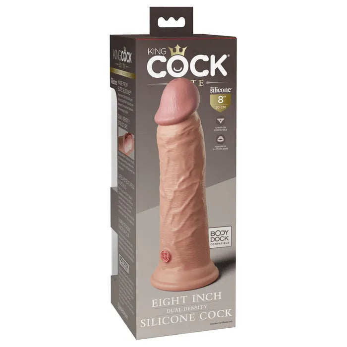 Pipedream King Cock Elite Dual Density Cock Dong 8 Inch Pipedream