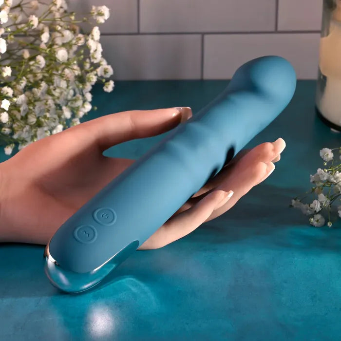 Evolved QUEEN OF ALL TRADES USB Rechargeable Thrusting & Rotating Vibrator 22.6cm Secondary image