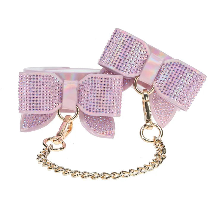 OUCH! Paris Collection Leg Cuffs Restraints Pink Secondary image