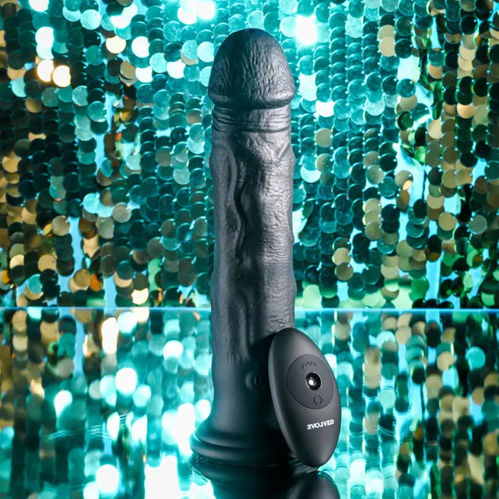 Evolved BLACK THUNDER USB Rechargeable Vibrator 25cm Secondary image