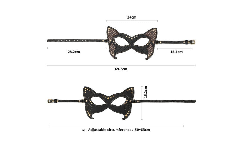 Lovetoy Rebellion Reign BDSM Play Cat Mask Lovetoy