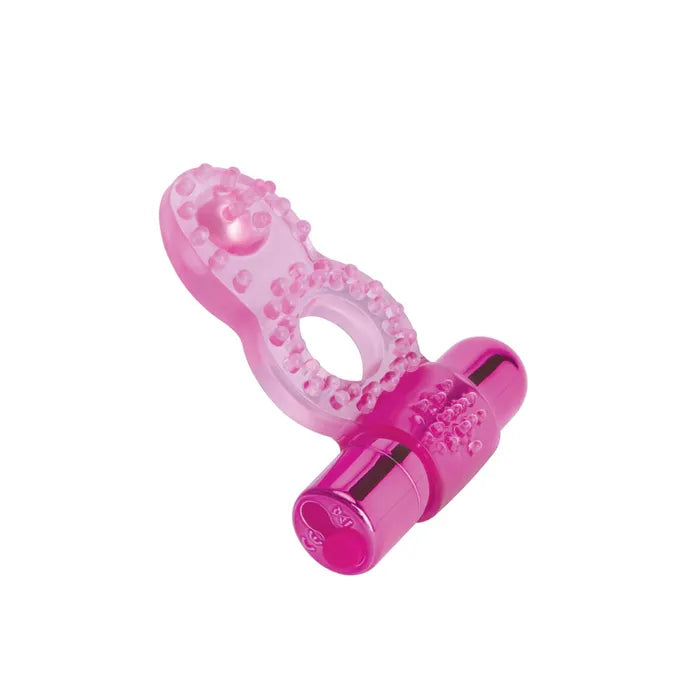 Bodywand Rechargeable Deluxe Orgasm Enhancer USB Rechargeable Vibrating Cock Ring Pink Bodywand