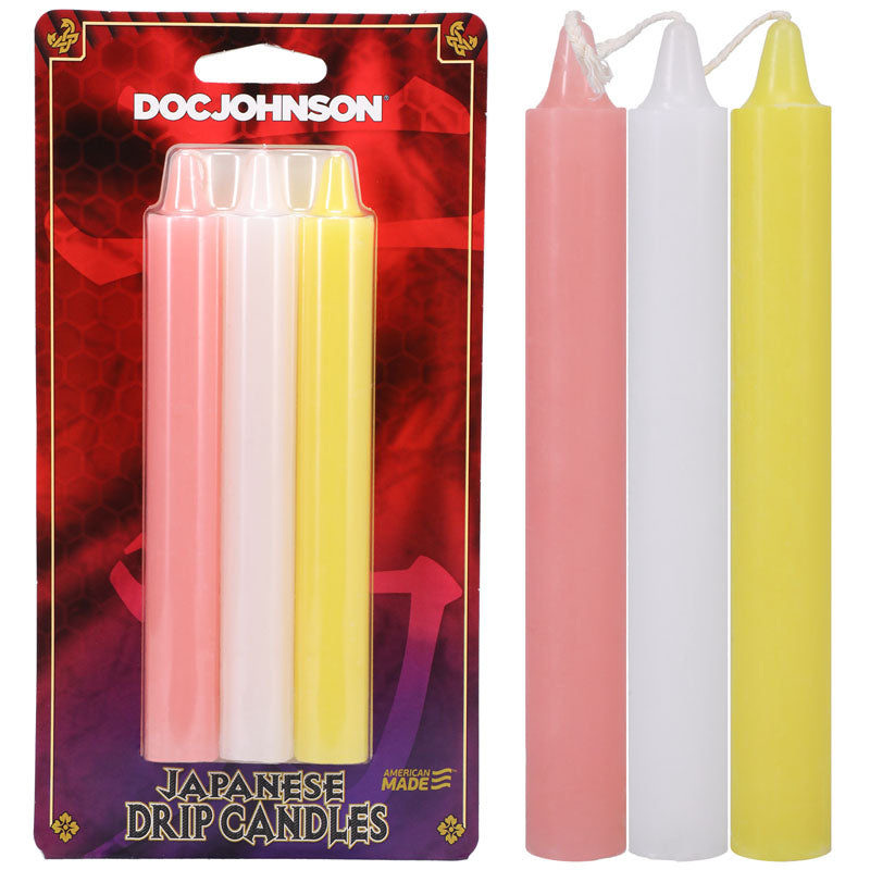 Doc Johnson Japanese Drip Candles 3 Pack
