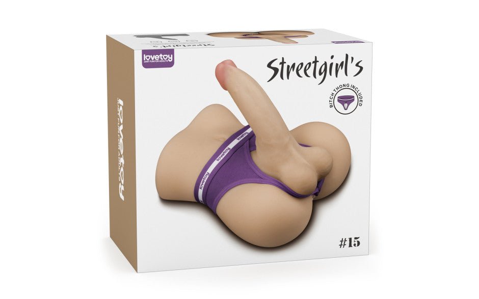 Lovetoy Streetgirls #15 Steven Realistic Male Butt With Bendable Dildo & Balls Lovetoy
