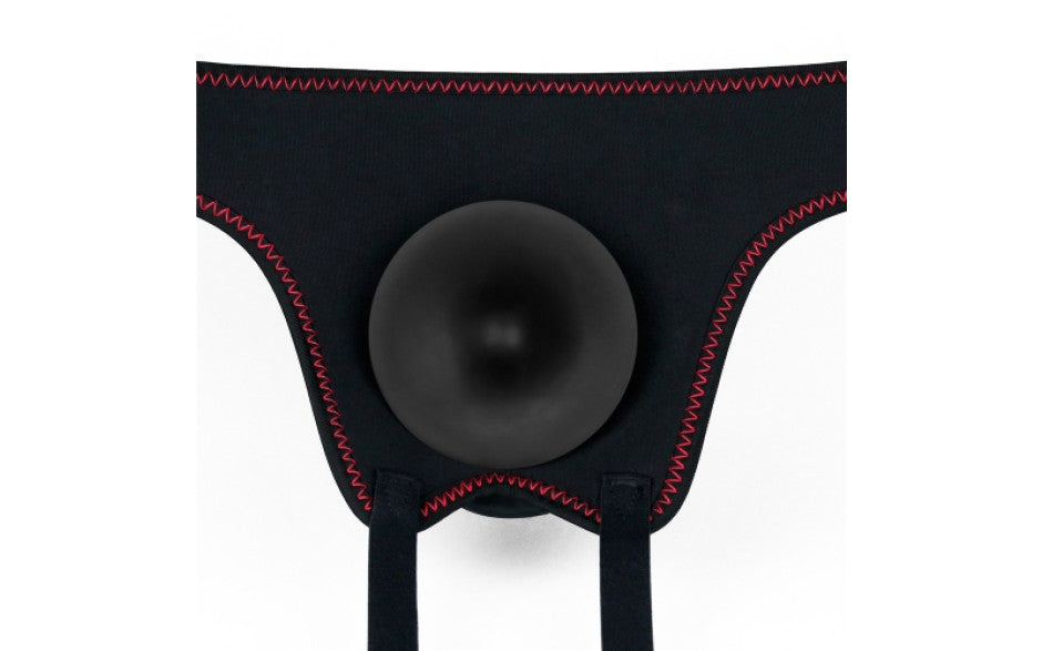 Lovetoy Easy Strap On Dildo Set Black 7.5 Inch Secondary image