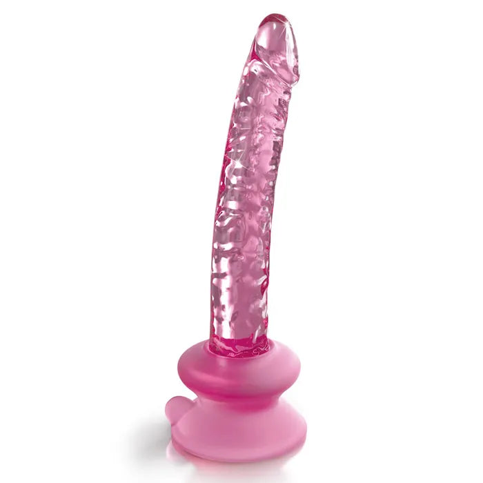 Pipedream Icicles #86 Glass Dong With Suction Base 17cm Pink Secondary image